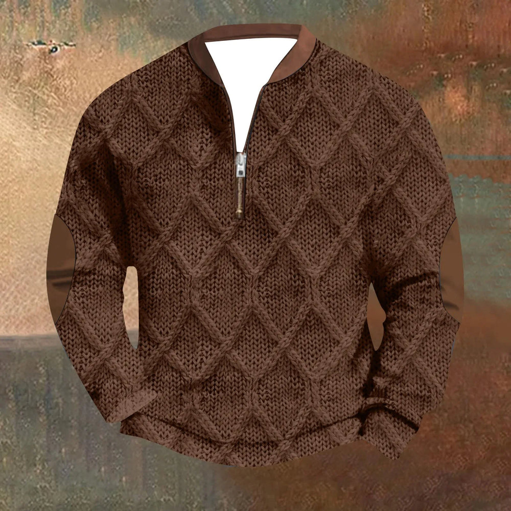Levoire | Haut Long Manches Fluides Marron