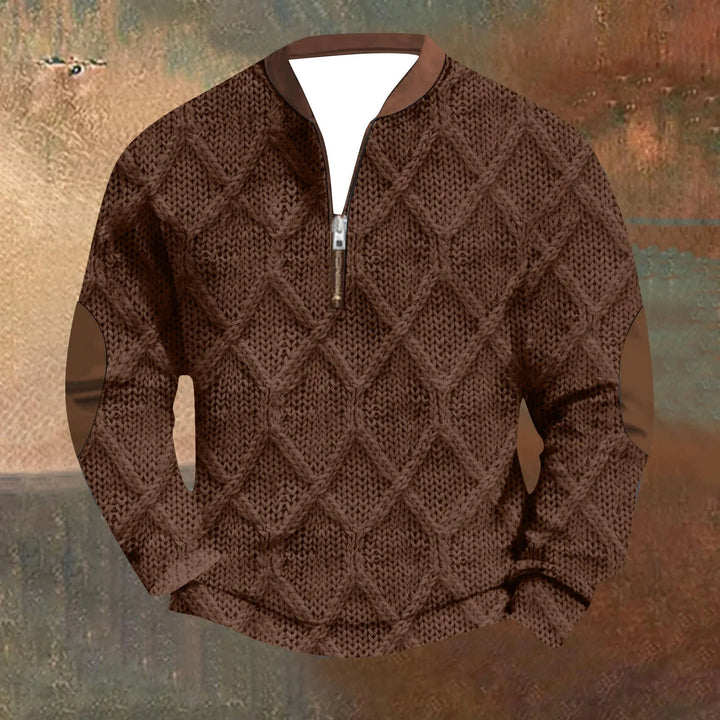 Levoire | Haut Long Manches Fluides Marron
