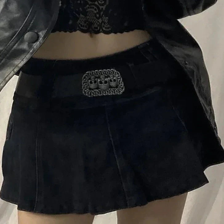 Levoire | Jupe Micro Taille Basse Y2K