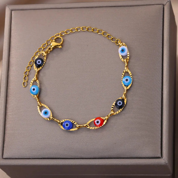 Levoire | Bracelet Œil Arc-En-Ciel B1074G-3
