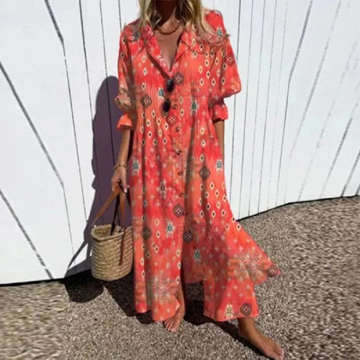 Levoire | Robe Boho Vivante Impression 4