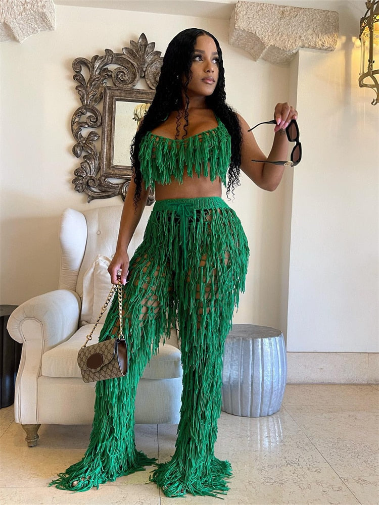 Levoire | Vêtements De Plage Crochet 2 Ensemble De Robe Deux Pièces