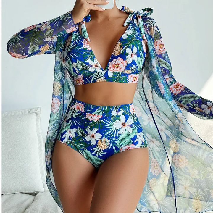 Levoire | Ensemble Bikini Push-Up Pour Femme Bleu