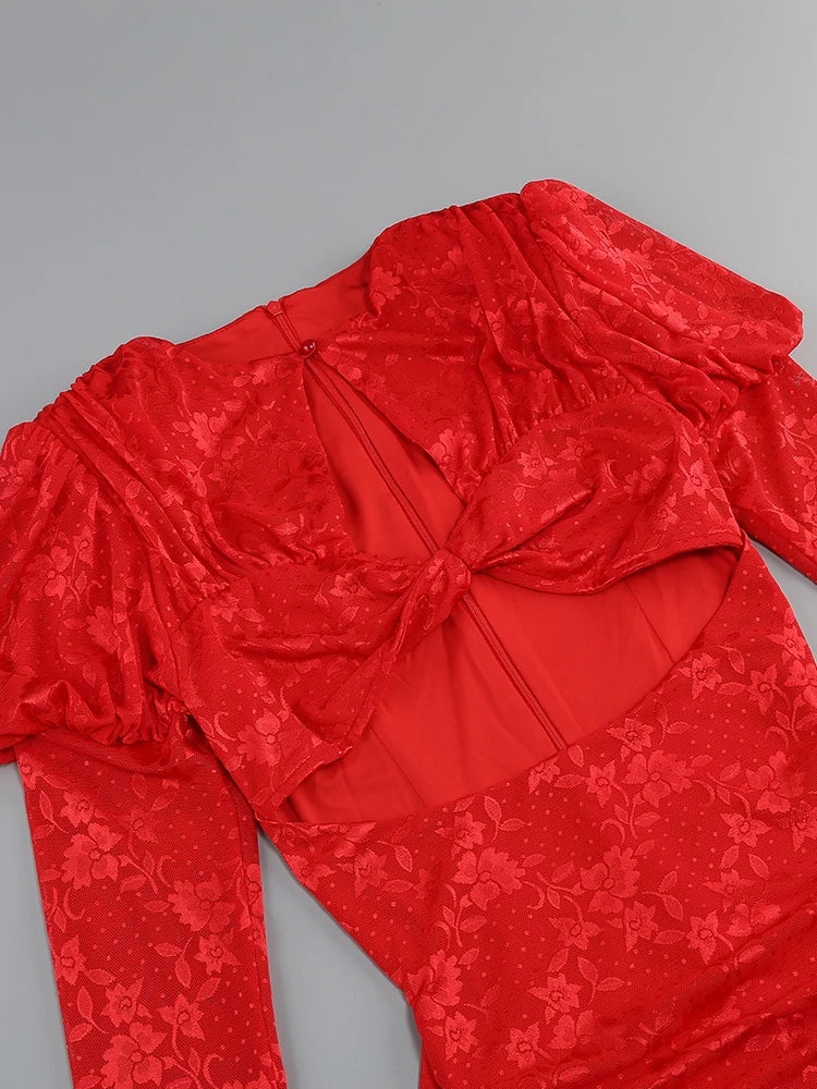 Levoire | Nouvelle Robe Mini Sexy Avec Des Gants Longs