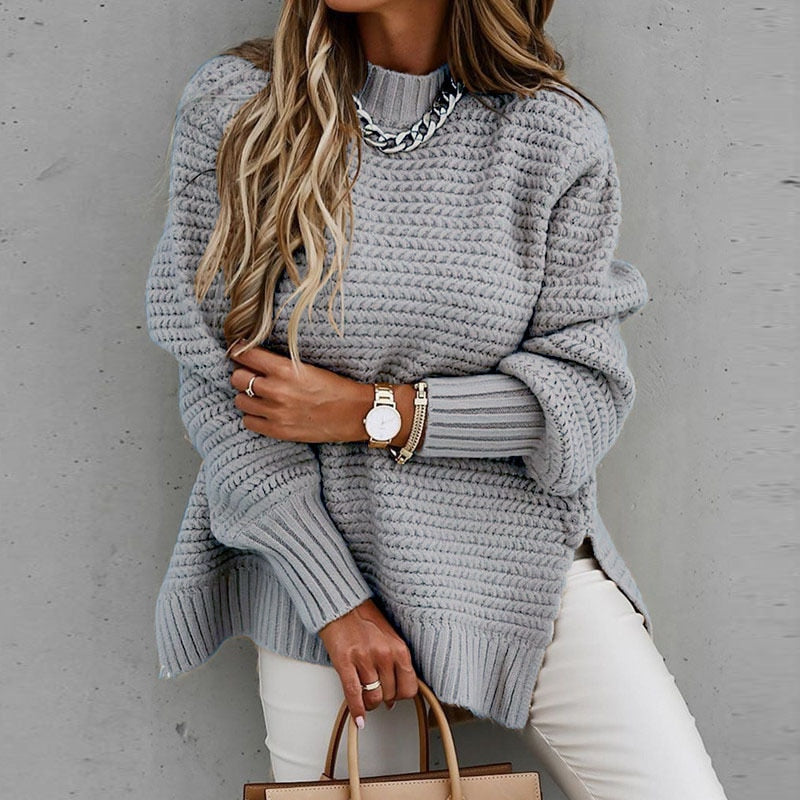 Levoire | Pull En Maille De Luxe Pour Femmes Gris