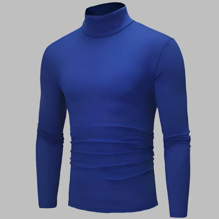 Levoire | Pull Thermique Mince Pour Hommes Bleu roi
