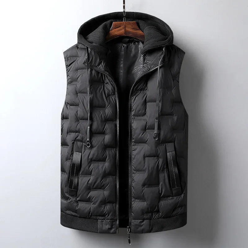 Levoire | Veste Matelassée Élégante Pour Hommes Noir