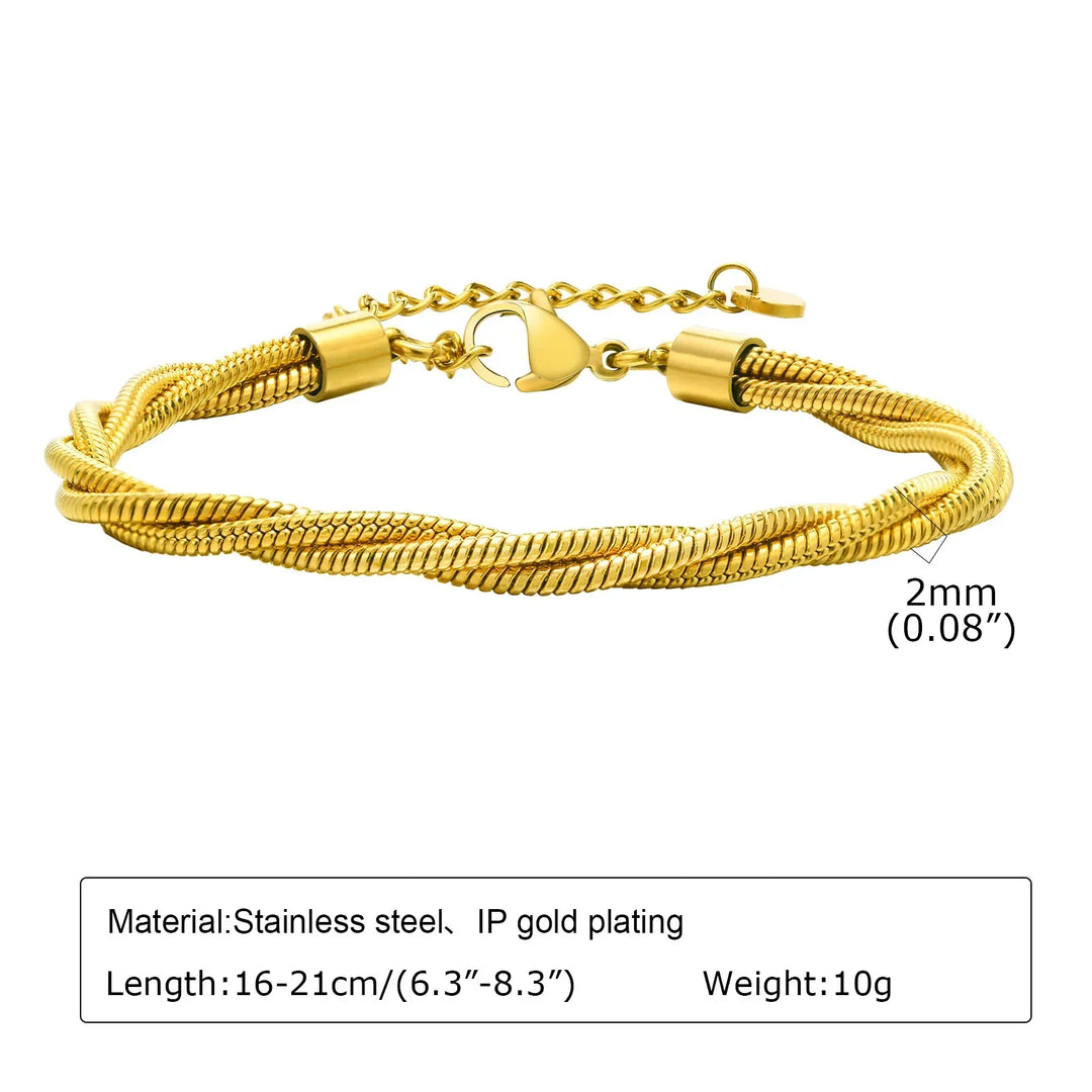 Levoire | Bracelet Plaqué Or BR-1539G