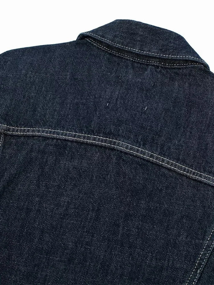 Levoire | Veste En Denim Bordeaux