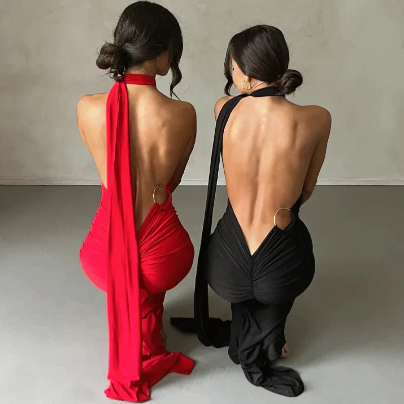 Levoire | Robe Maxi À Épaule Décalée