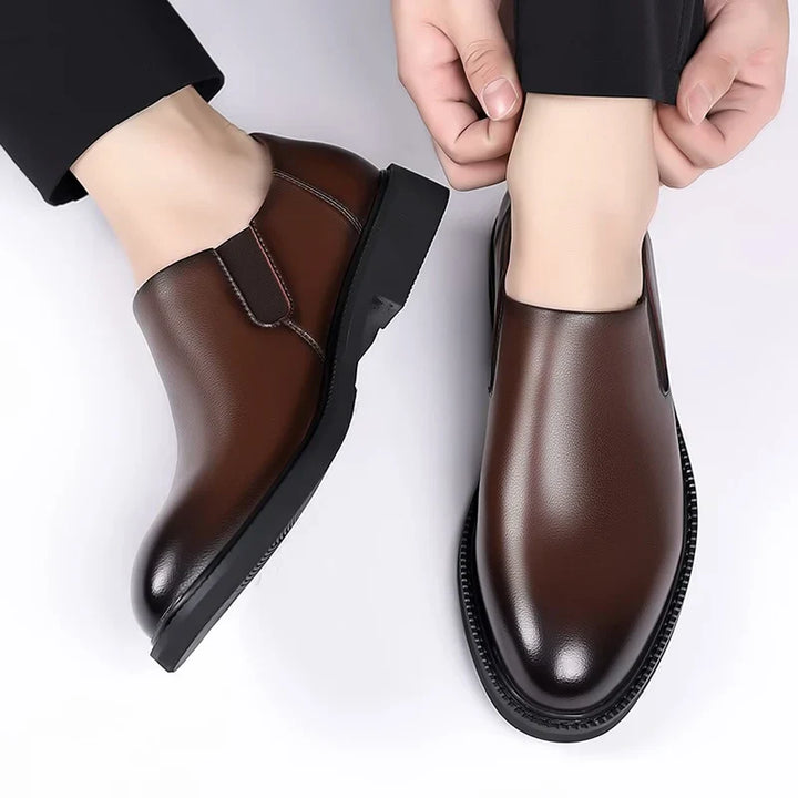 Levoire | Affaires Officielles Chaussures Oxford Pour Hommes Marron foncé