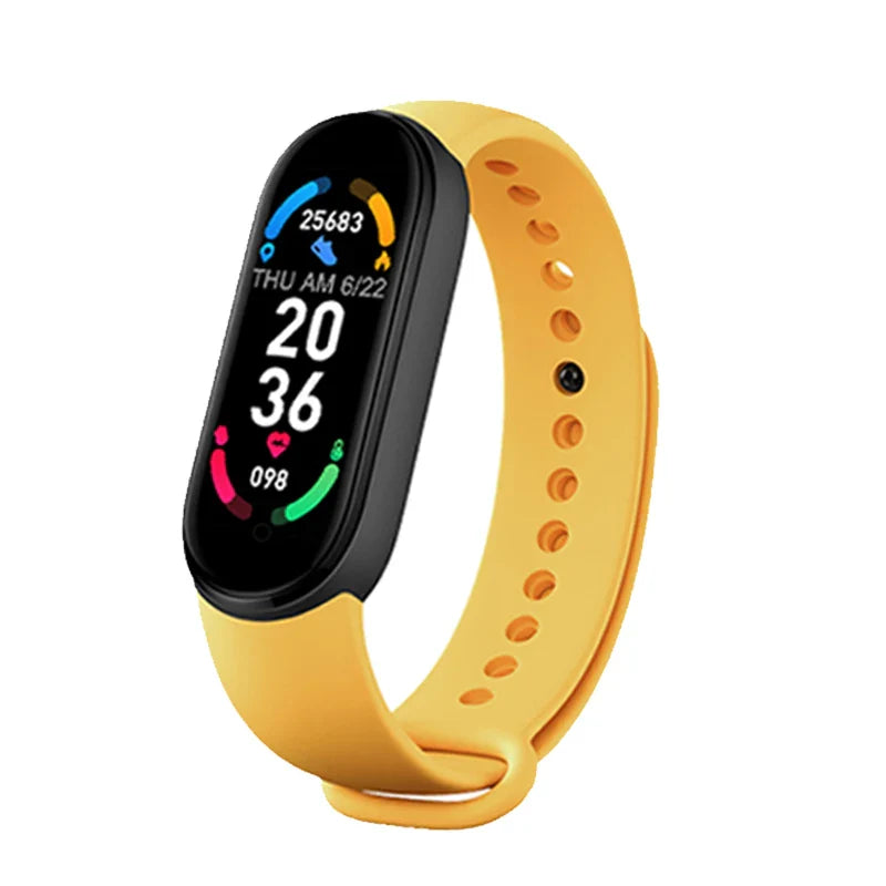 Levoire | Montre De Sport Mince Pour Un Suivi Parfait De La Santé Jaune