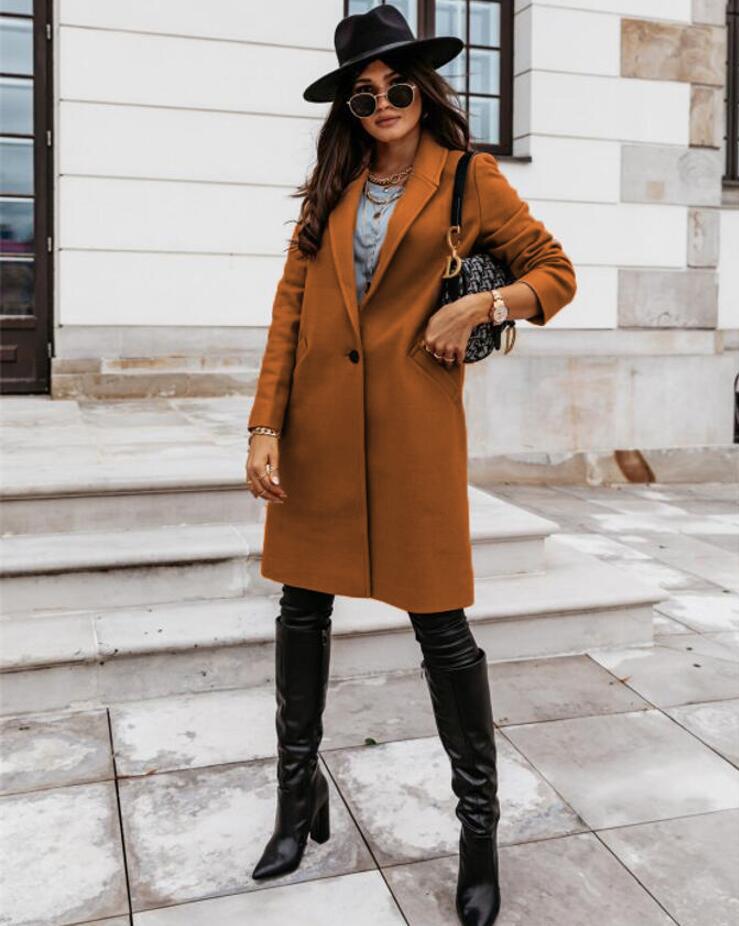 Levoire | Veste Blazer Élégante Pour Femmes Braun