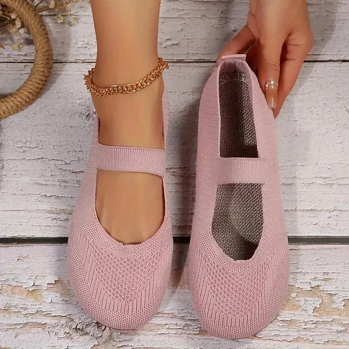 Levoire | Chaussures En Toile, Légères, Glissantes, À Semelle Plate, Chaussures D'Été Rosa