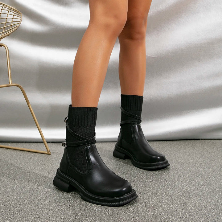 Levoire | Retro Épais Chaussure À Talon Classique Chaussures À Semelle Chunky