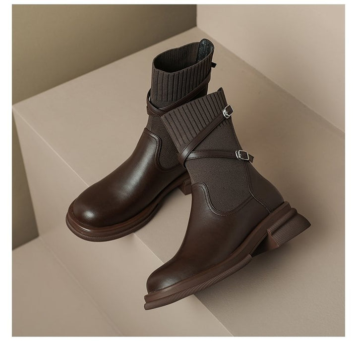 Levoire | Retro Épais Chaussure À Talon Classique Chaussures À Semelle Chunky