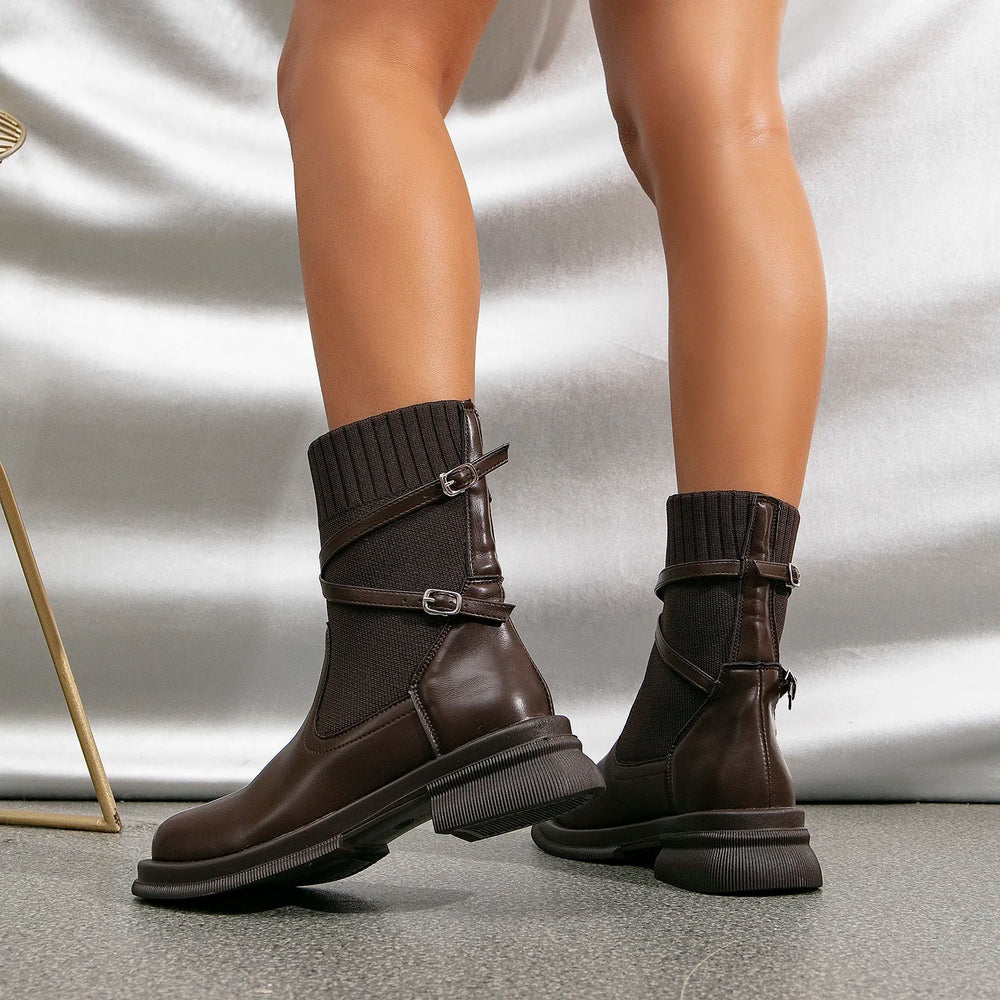 Levoire | Retro Épais Chaussure À Talon Classique Chaussures À Semelle Chunky