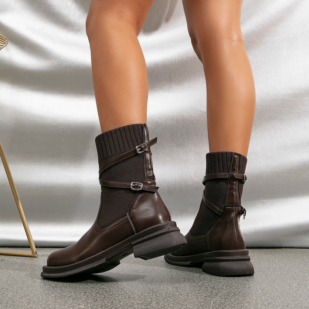 Levoire | Retro Épais Chaussure À Talon Classique Chaussures À Semelle Chunky