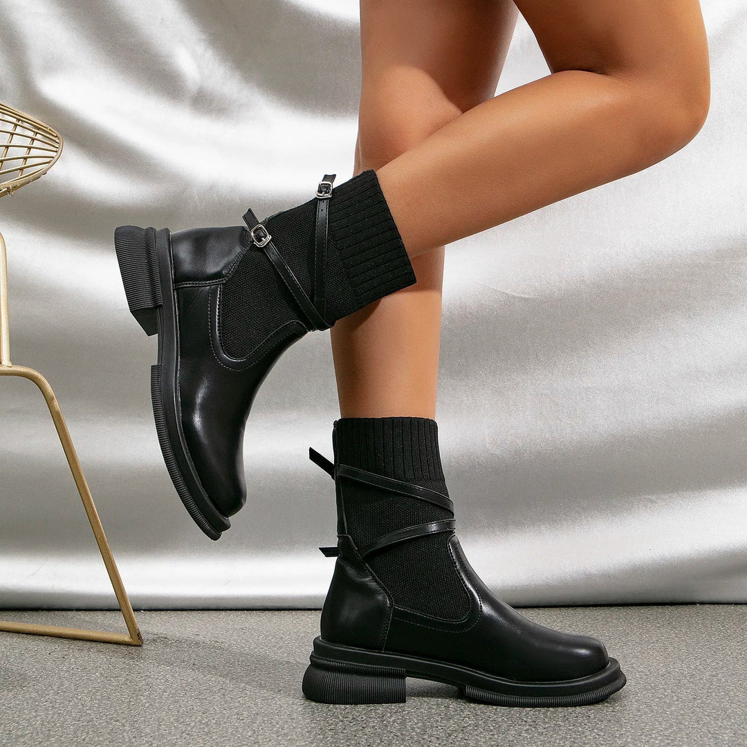 Levoire | Retro Épais Chaussure À Talon Classique Chaussures À Semelle Chunky