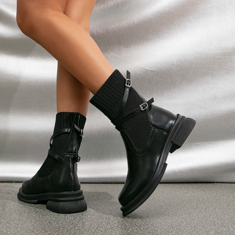 Levoire | Retro Épais Chaussure À Talon Classique Chaussures À Semelle Chunky