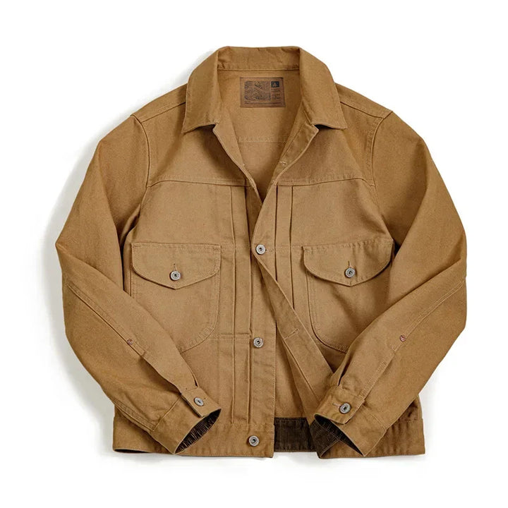 Levoire | Veste De Travail Weinlese Avec Un Look Rétro Cool Khaki