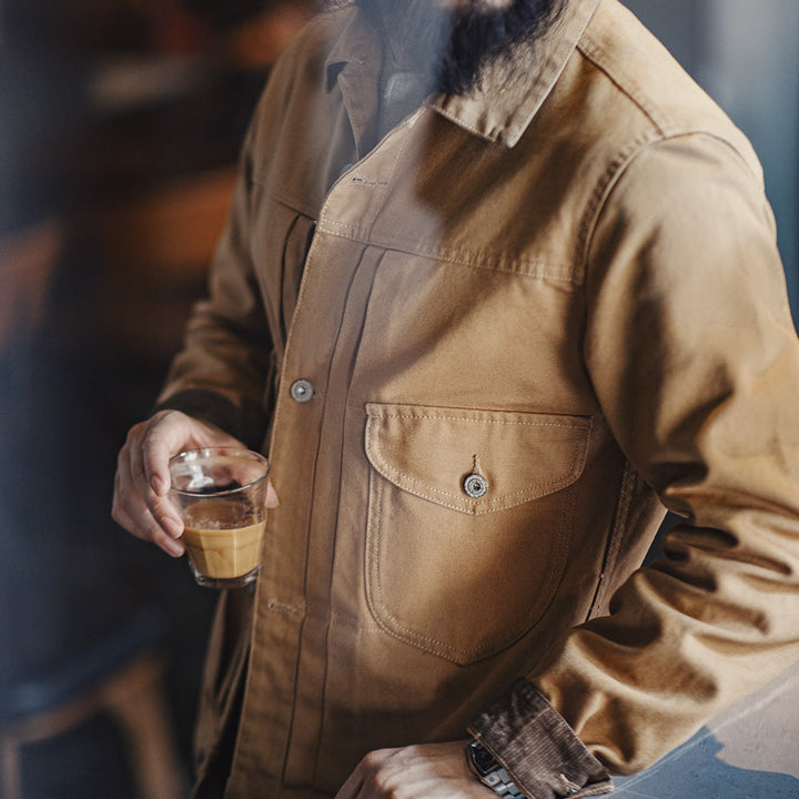 Levoire | Veste De Travail Weinlese Avec Un Look Rétro Cool