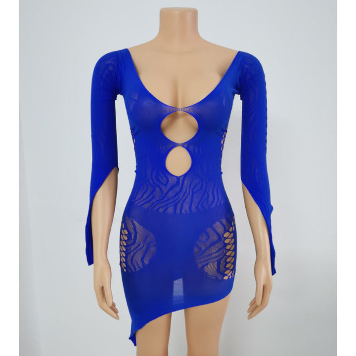 Levoire | Robe Mini Sans Manches À Épaulettes Bleu Une taille