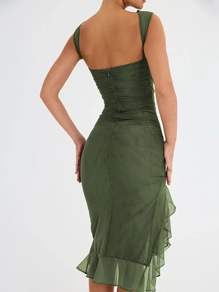 Levoire | Robe Volants Romantiques Féminine