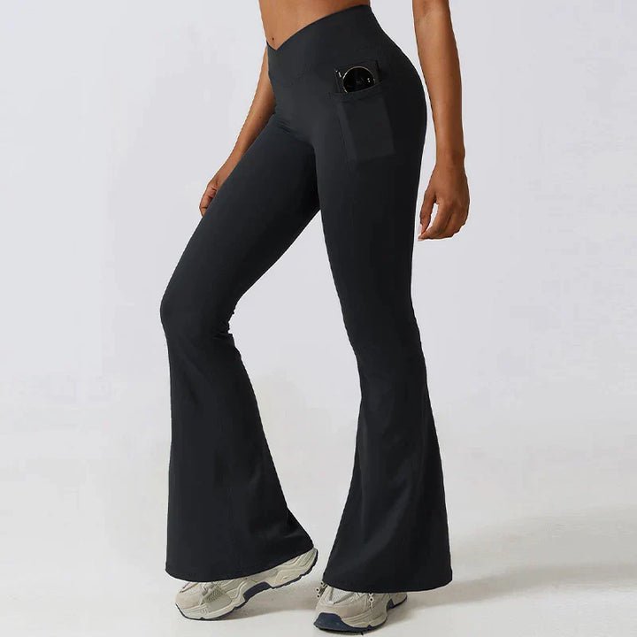 Levoire | Leggings À Taille Haute Et Jambes Larges