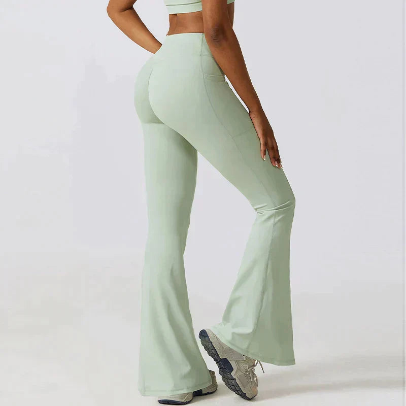 Levoire | Leggings À Taille Haute Et Jambes Larges