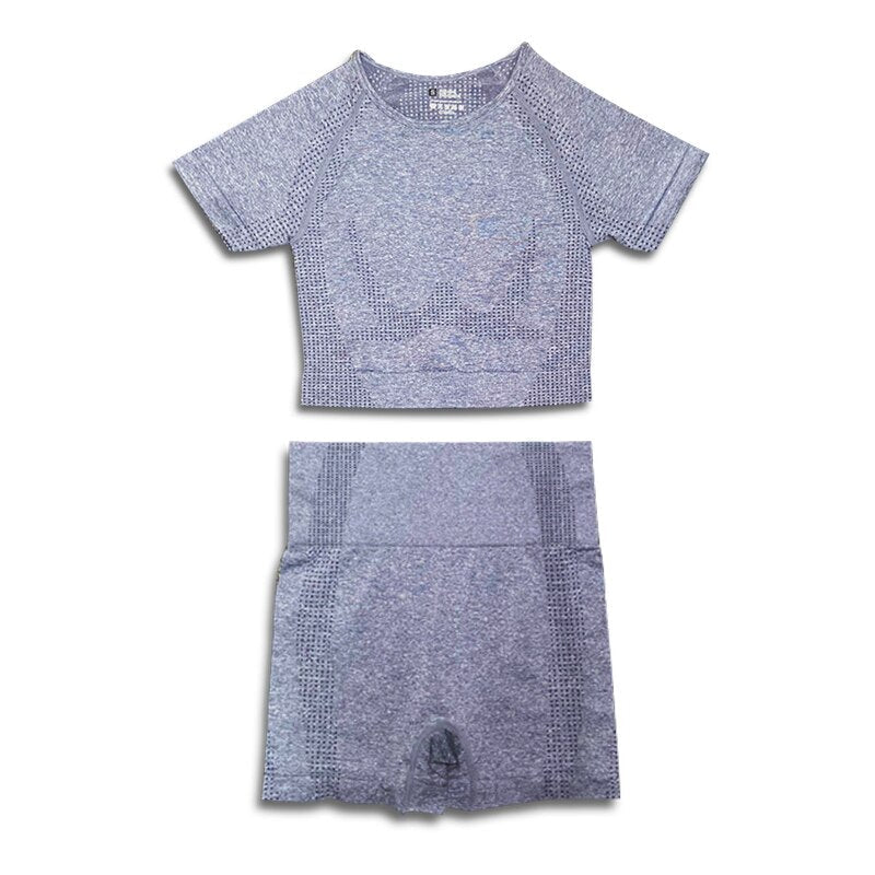 Levoire | Ensemble De Sport Complet Avec Shorts Courts Leo Gris