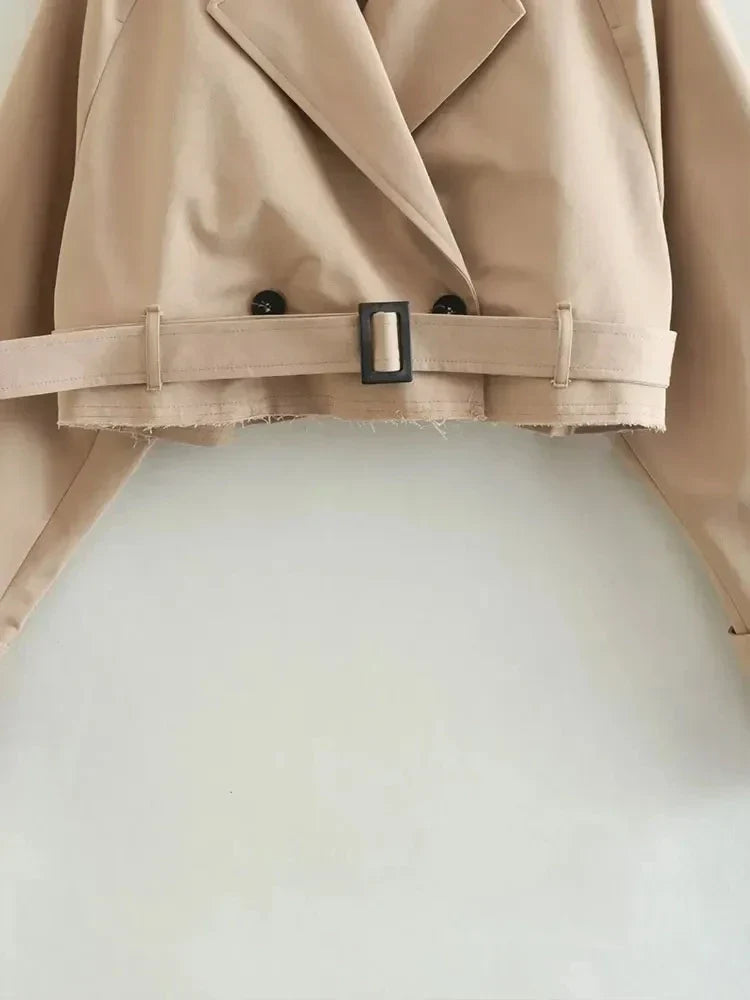 Levoire | Veste Trench Crop Pour Femmes Pour Chaque Occasion