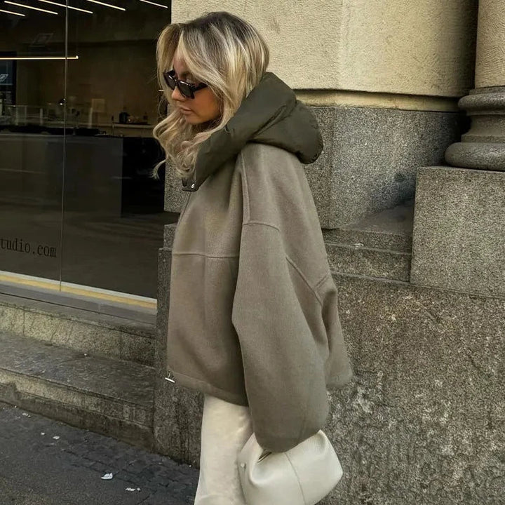 Levoire | Grande Taille Fermeture Éclair Sweat À Capuche Veste