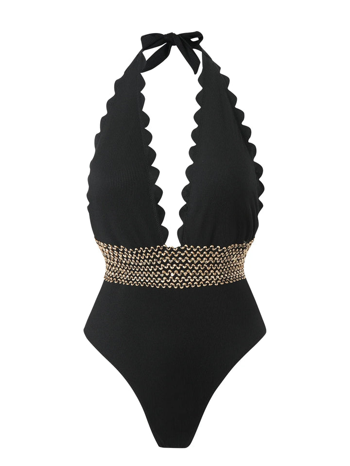 Levoire | Maillot De Bain Sexy Dos Nu Noir