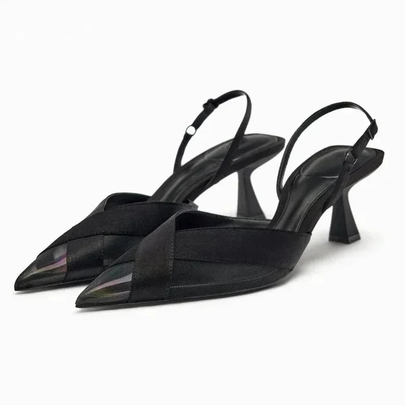 Levoire | Élégantes Chaussures Slingback Confortables Noir