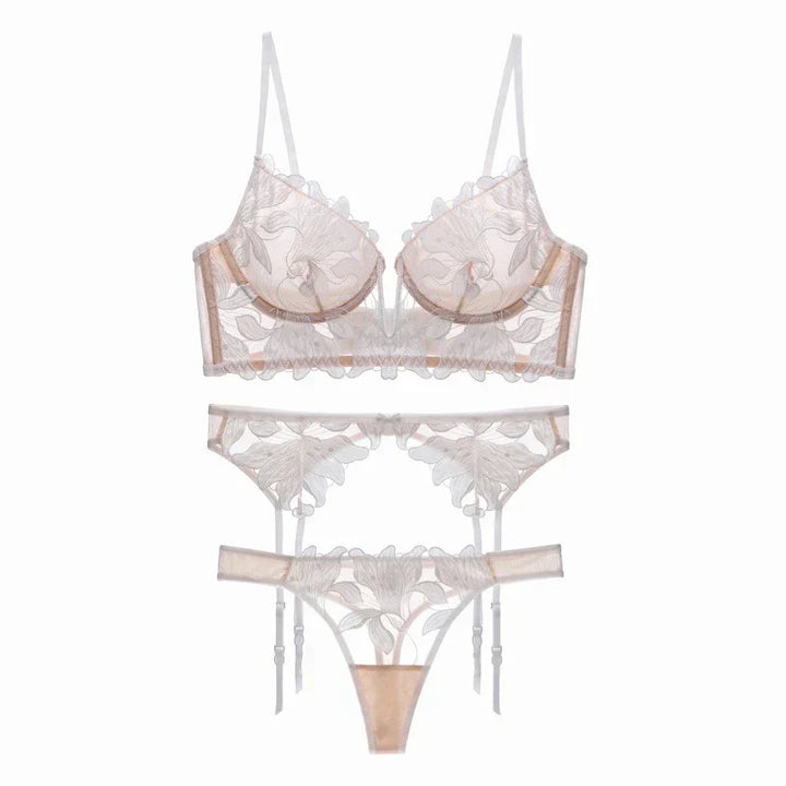 Levoire | Lingerie Séduisante Élégance Femme 3 pièces - Blanc