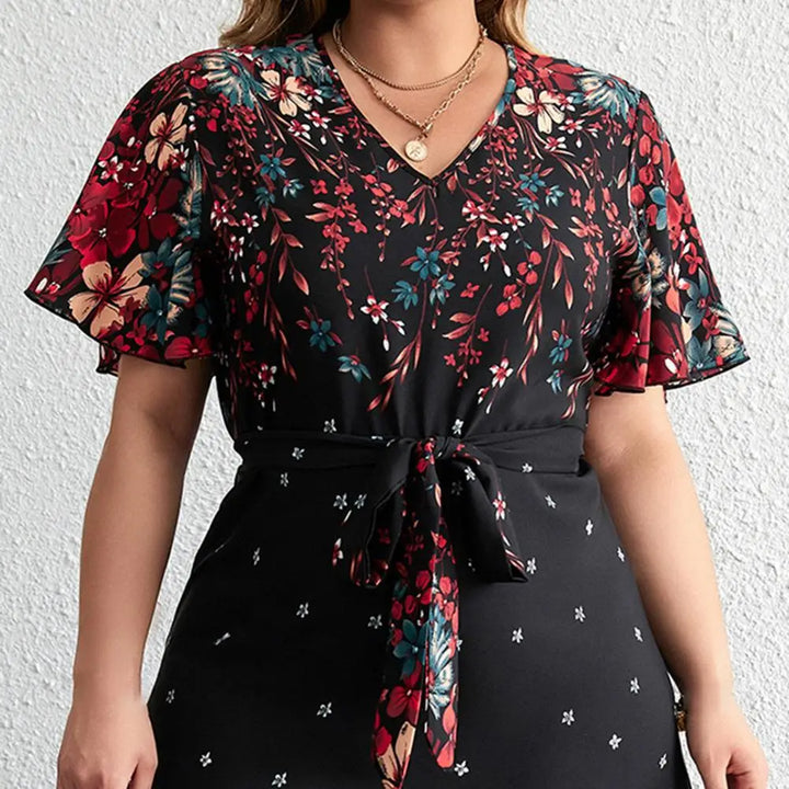 Levoire | Robe Maxi Fleurs Grande Taille