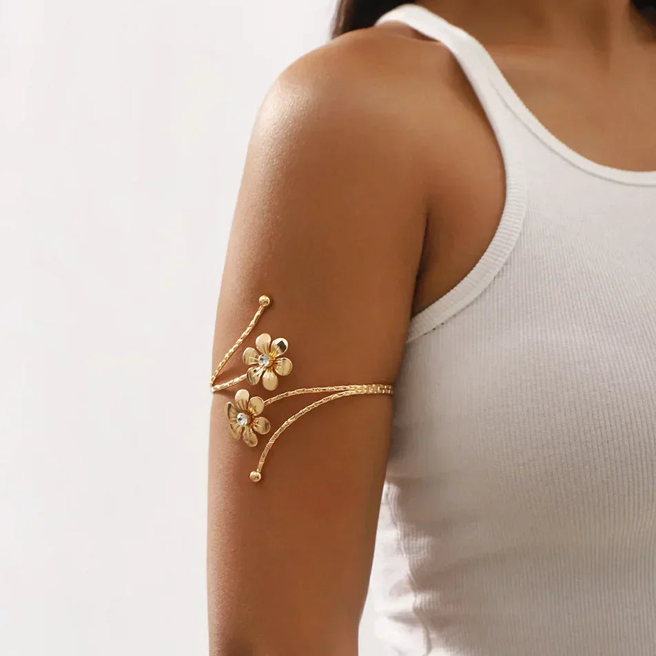 Levoire | Beauté Florissante Bague De Poignet En Cercle Doré Titre officiel
