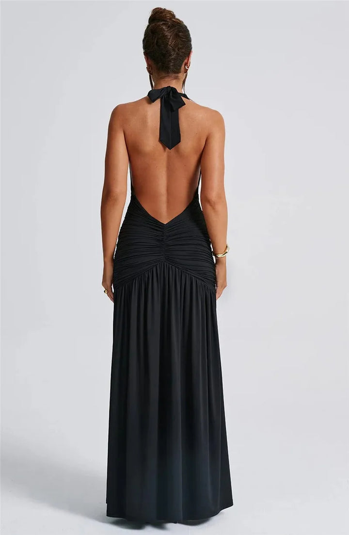 Levoire | Dos Nu Noyé V-Cuisse Haute Fente Maxi Robes