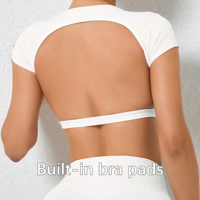 Levoire | Tops De Sport Respirants Coussin de poitrine ivoire