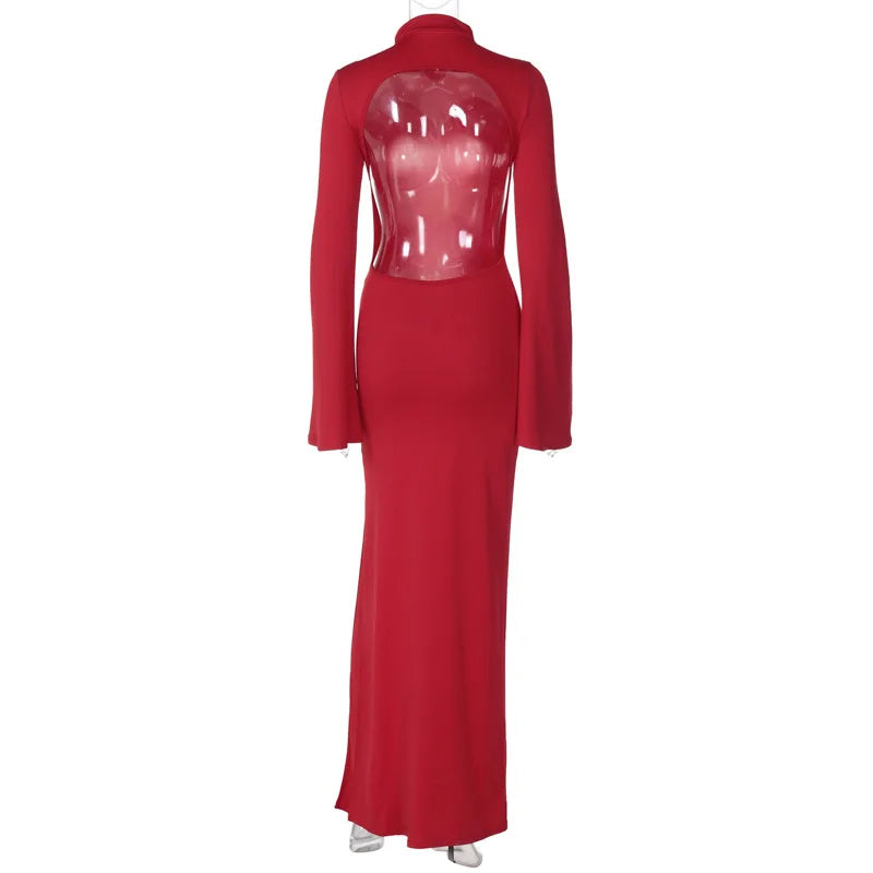 Levoire | Ouvert Dos Sexy Fente Maxi Robe