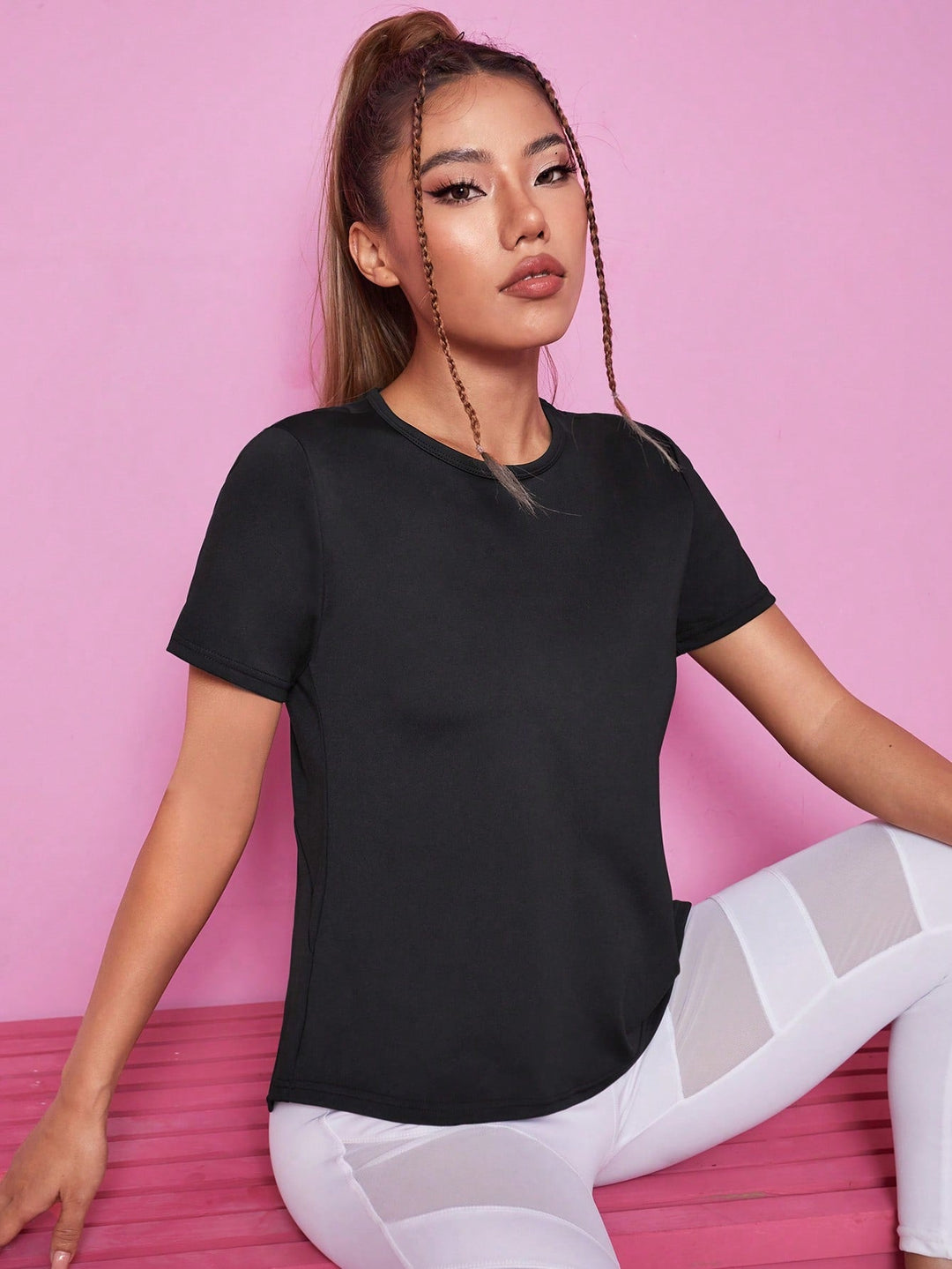 Levoire | T-Shirt De Fitness À Manches Courtes Noir