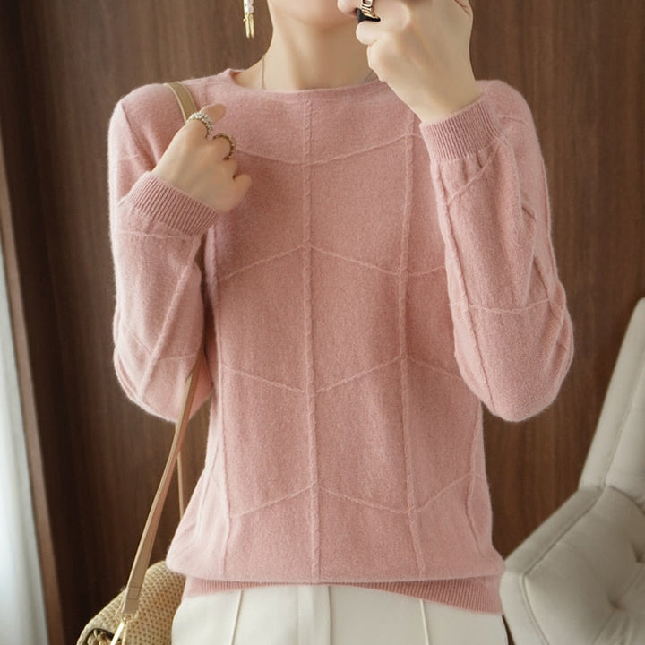 Levoire | Pull Élegant Avec Facteur Confort Rosa