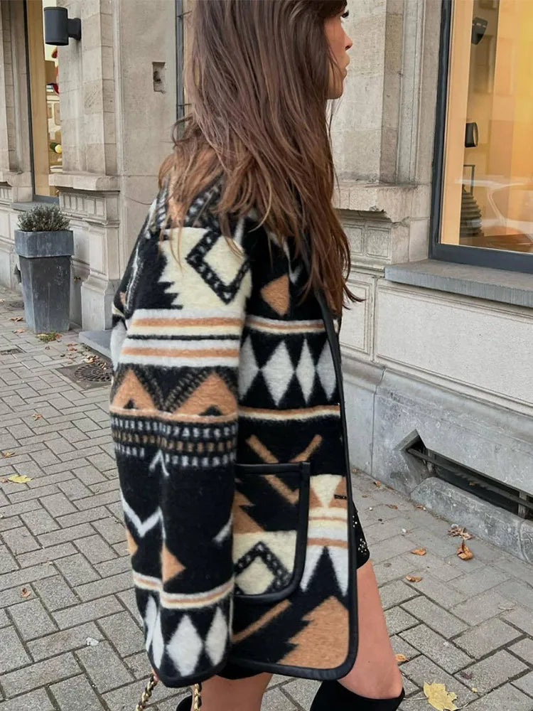 Levoire | Veste Géométrique Pour Femmes