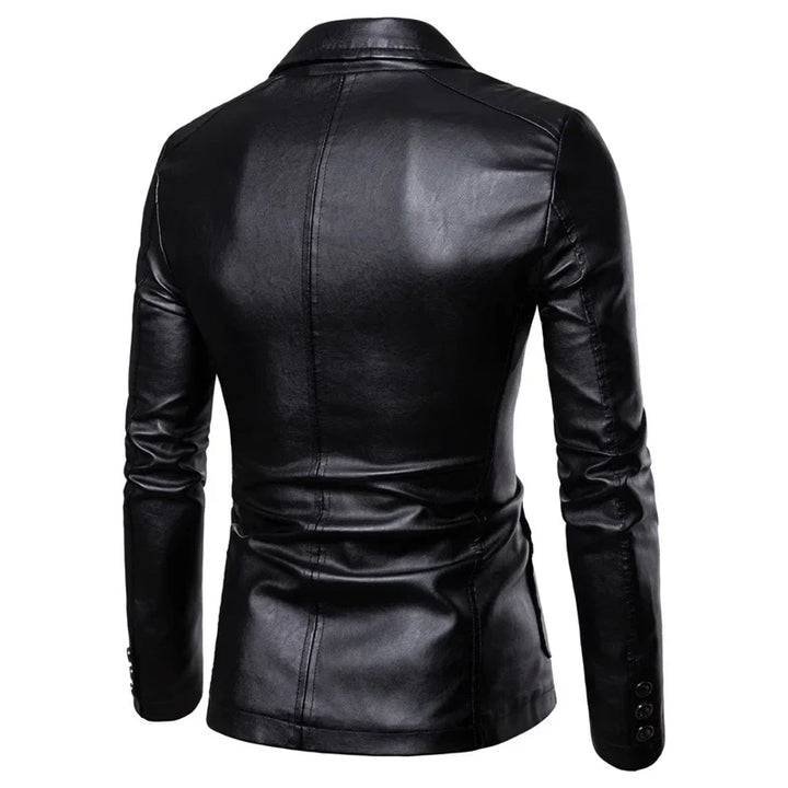 Levoire | Blazer En Cuir Classique Pour Hommes