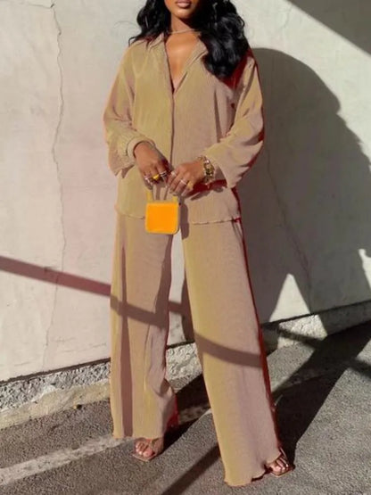 Levoire | Ensemble Décontracté 2 Pièces Pour Femmes Kaki