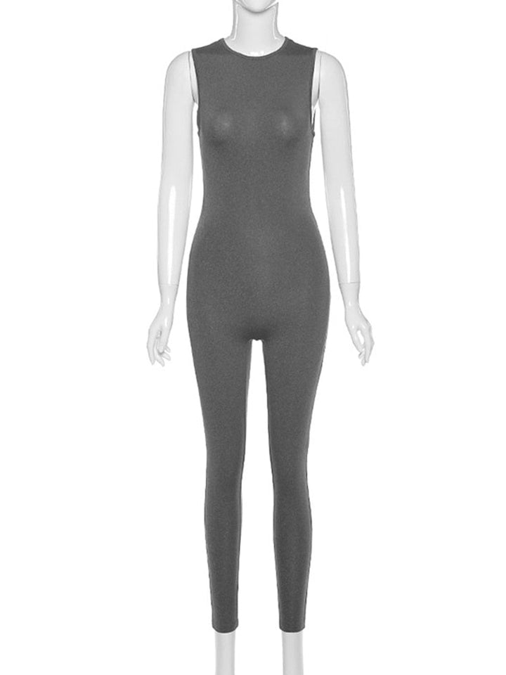 Levoire | Vêtements De Sport À Manches Longues - Combinaison D'Entraînement Ajustée Pour Femmes Gris - sans manches