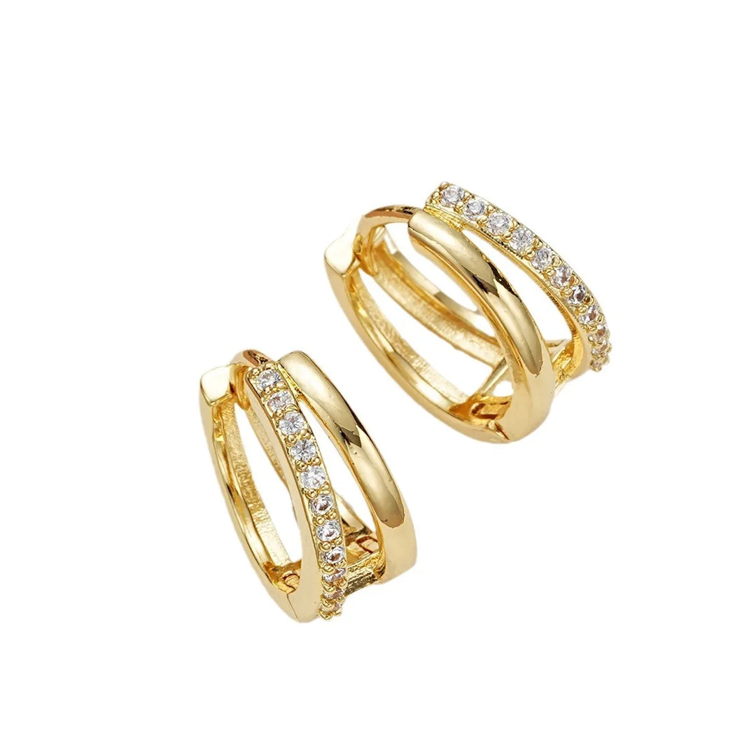 Levoire | Créoles En Zircon Or Argent
