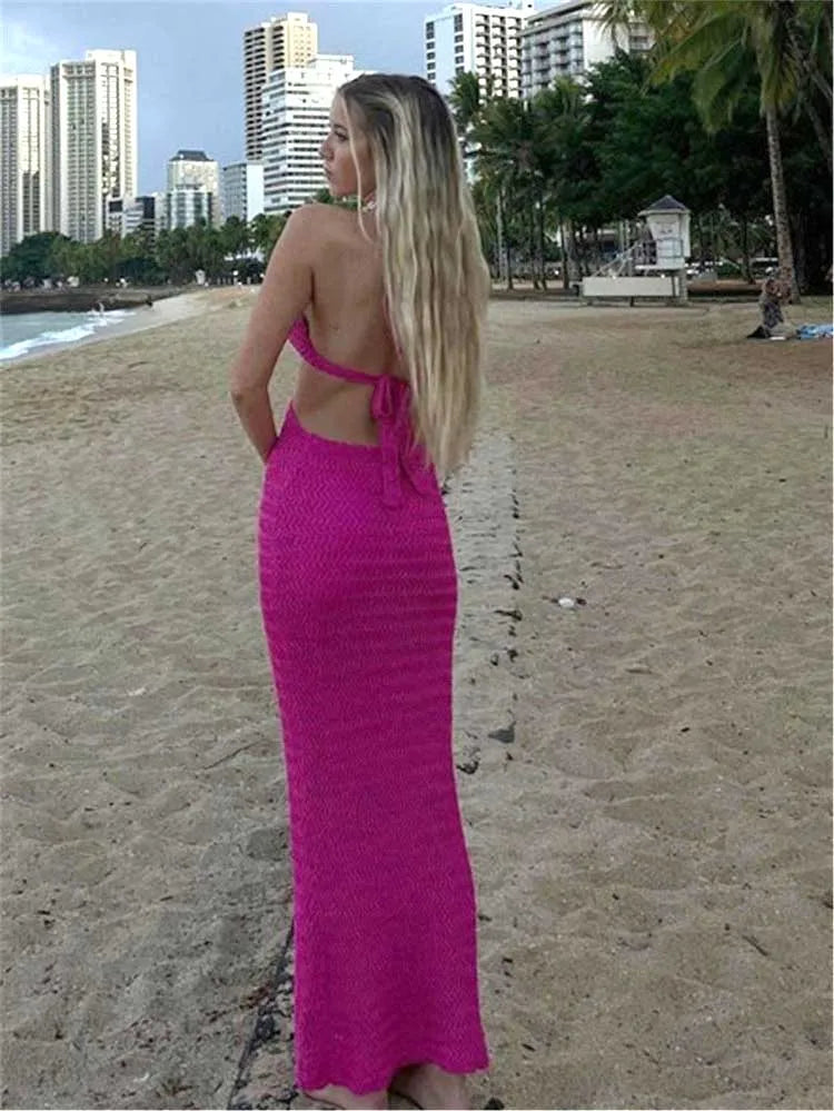 Levoire | Robe Maxi En Crochet