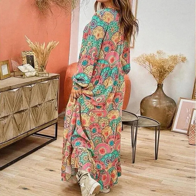 Levoire | Robe Maxi Imprimée À Motif Floral